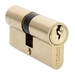 Ключевой цилиндр MORELLI 70С ключ-ключ (70 мм/30+10+30), золото