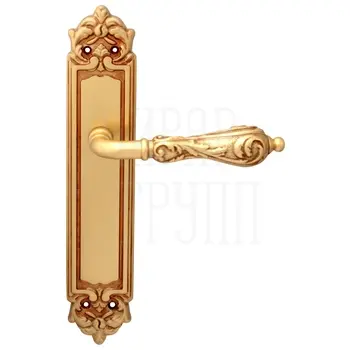 Дверная ручка на планке Melodia 229/229 'Libra' французское золото