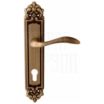 Дверная ручка на планке Melodia 132/229 'Laguna' матовая бронза (cyl)