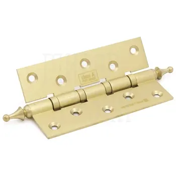 Дверная петля универсальная PALLADIUM N 500 A-5 125 мм (латунная) 70/80 кг матовая латунь