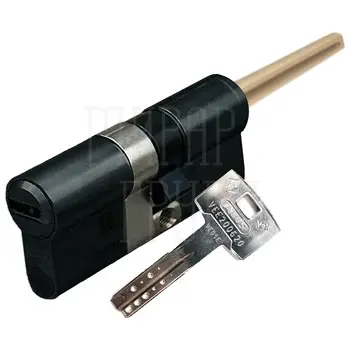 Цилиндровый механизм Abus Vela.2000 MX ключ-длинный шток 85 mm (50+10+25) матовый черный