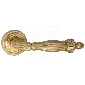 Дверная ручка на розетке Venezia 'OLIMPO' D3 полированная латунь