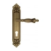 Дверная ручка Venezia 'OLIMPO' на планке PL96, матовая бронза (cyl)