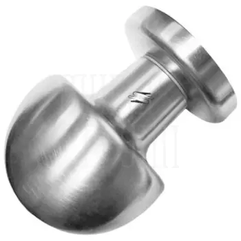 Круглая ручка-кноб дверной поворотный Colombo Robot CD45 матовый хром