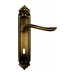 Дверная ручка на планке Melodia 285/229 'Daisy', затемненная бронза (key)