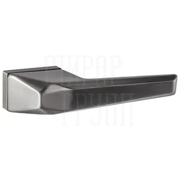 Дверные ручки Renz (Ренц) 'Бавено' INDH 316-01 на прямоуг. розетке матовый черный никель