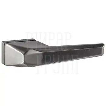 Дверные ручки Renz (Ренц) 'Бавено' INDH 316-01 на прямоуг. розетке матовый черный никель