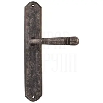 Дверная ручка на планке Melodia 293/131 'Alpha' античное серебро