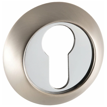 Накладки под цилиндр Archie CL белый никель