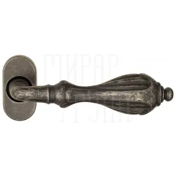 Дверная ручка для профильных дверей Venezia 'ANAFESTO' EP античное серебро