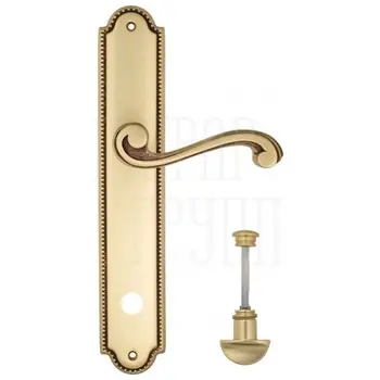 Дверная ручка Venezia 'VIVALDI' на планке PL98 французское золото (wc)