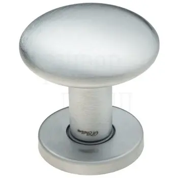 Ручка дверная кноб поворотная Fratelli Cattini 'BRESCIA' P34 Ø62 матовый хром