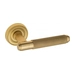 Дверная ручка на розетке Venezia 'EXA ZIG' D6, французское золото