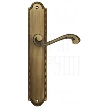 Дверная ручка Venezia 'VIVALDI' на планке PL98 матовая бронза
