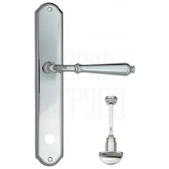 Дверная ручка Venezia 'CLASSIC' на планке PL02 полированный хром (wc)