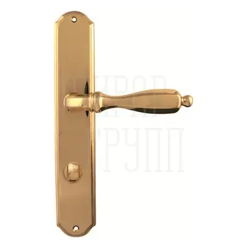 Дверная ручка на планке Melodia 298/131 'Camilla' полированная латунь (wc)