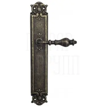 Дверная ручка Venezia 'GIFESTION' на планке PL97 античная бронза