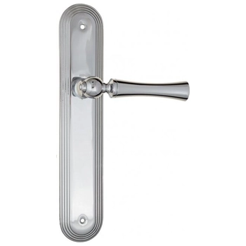 Дверная ручка Fratelli Cattini 'FOGGIA' на планке PL288 полированный хром