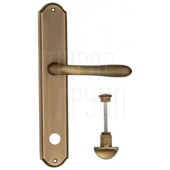 Дверная ручка Fratelli Cattini 'EMMA' на планке PL02 матовая бронза (wc-2)