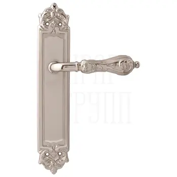 Дверная ручка на планке Melodia 229/229 'Libra' серебро