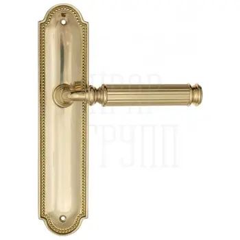 Дверная ручка Fratelli Cattini 'ENCIA' на планке PL248 полированная латунь