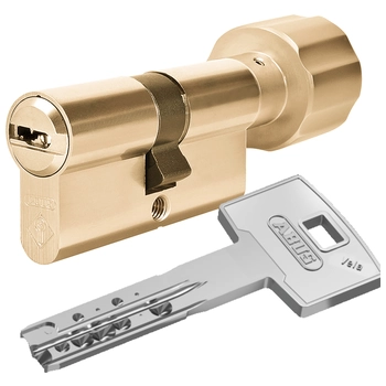 Цилиндровый механизм Abus Vela.2000 MX ключ-вертушка 200 mm (95+10+95) латунь