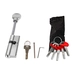 Цилиндровый механизм Fuaro (Фуаро) D-PRO5007-8Key75 mm (40+10+25) 5+1Key со штоком перекод., упаковка