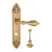 Дверная ручка Venezia "ANAFESTO" на планке PL90, французское золото (wc)