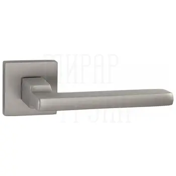 Дверные ручки Puerto (Пуэрто) INAL 514-03 на квадратной розетке матовый никель