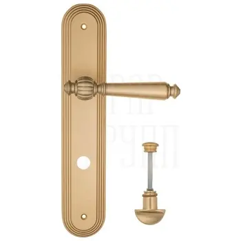 Дверная ручка Fratelli Cattini 'MARANI' на планке PL288 матовая латунь (wc-2)