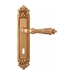 Дверная ручка на планке Melodia 292/229 'Samantha', полированная латунь (key)