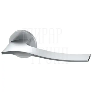 Дверная ручка Armadillo на круглой розетке 'AQUA' URS итальянский тисненый