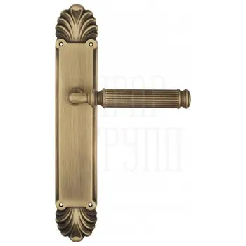 Дверная ручка Venezia 'MOSCA' на планке PL87 матовая бронза 