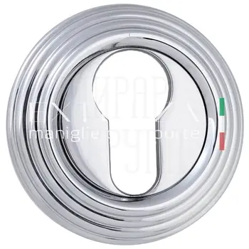 Накладка дверная под цилиндр Extreza CYL R05 полированный хром