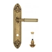Дверная ручка Venezia "MOSCA" на планке PL90, французское золото (wc-4)