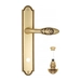 Дверная ручка Venezia "CASANOVA" на планке PL98, французское золото (wc-4)