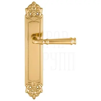 Дверная ручка Extreza 'BONO' (Боно) 328 на планке PL02 полированное золото