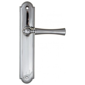 Дверная ручка Fratelli Cattini 'FOGGIA' на планке PL257 полированный хром