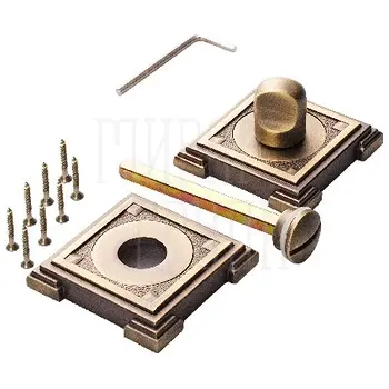 Завертка к ручкам Renz INBK 19 матовая античная бронза