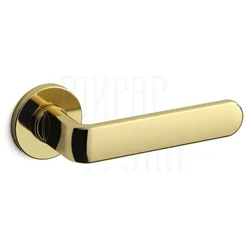 Дверная ручка на круглой розетке Mandelli 'PP33' 1801 золото