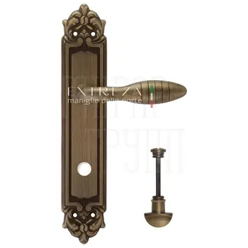 Дверная ручка Extreza 'MIREL' (Мирель) 316 на планке PL02 матовая бронза (wc)
