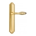 Дверная ручка Venezia 'CASANOVA' на планке PL98, полированная латунь