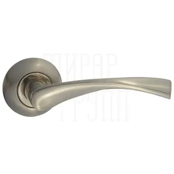 Дверные ручки Puerto (Пуэрто) INAL 506-08 на круглой розетке матовый никель