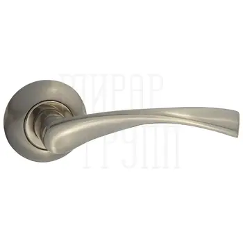 Дверные ручки Puerto (Пуэрто) INAL 506-08 на круглой розетке матовый никель