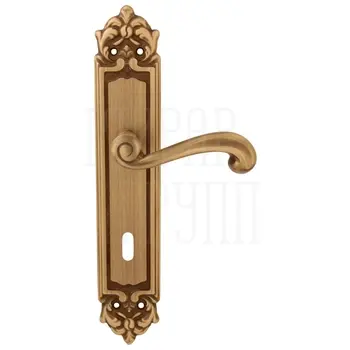 Дверная ручка на планке Melodia 131/229 'Riccio' матовая бронза (key)