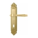 Дверная ручка на планке Melodia 235/229 "Mirella", полированная латунь (key)