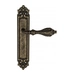Дверная ручка Venezia "ANAFESTO" на планке PL96, античная бронза