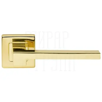 Дверные ручки на розетке Morelli Luxury 'Stone' золото