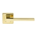 Дверные ручки на розетке Morelli Luxury "Stone", золото