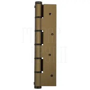 Дверная петля пружинная карточная универсальная Justor 5814 (180 мм, 60 кг на 3) бронза
